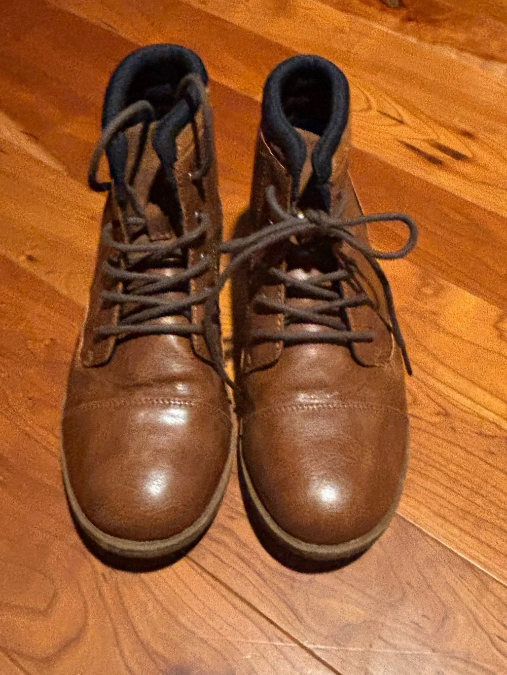 Sonoma Brown Kids Lace-Up Ankle Boots